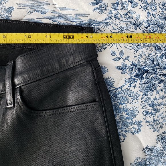 J Brand Photo Ready Coated Lace Ankle Skinny Black Jeans - Picture 10 of 14